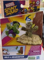 Hasbro Marvel Stunt Squad Hulk VS Abomination F70665L00 Spielfiguren Actionfigur