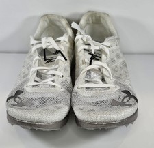Under Armour Shakedown Elite 2 Track Spikes White/Gray, Size M 10 W 11.5