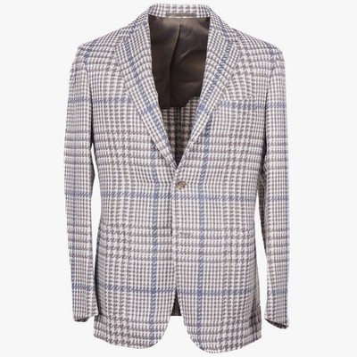 Stile Latino Napoli Slim-Fit Soft Wool-Alpaca-Silk Sport Coat 42R (Eu 52) NWT