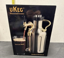 uKeg 64 GrowlerWerks Mini Fusto Dispenser Birra Pressurizzata Acciaio Inox Rubinetto Set