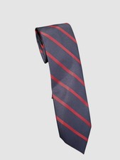 Nautica Men's Blue red Stripe Self-tied Neck-Tie 58X3.0
