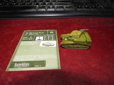Axis & Allies Miniatures 31/60: M3 Light Tank a