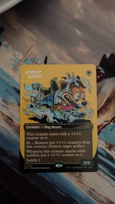 District Maskottchen Aetherdrift Borderless Rare Art Magic The Gathering