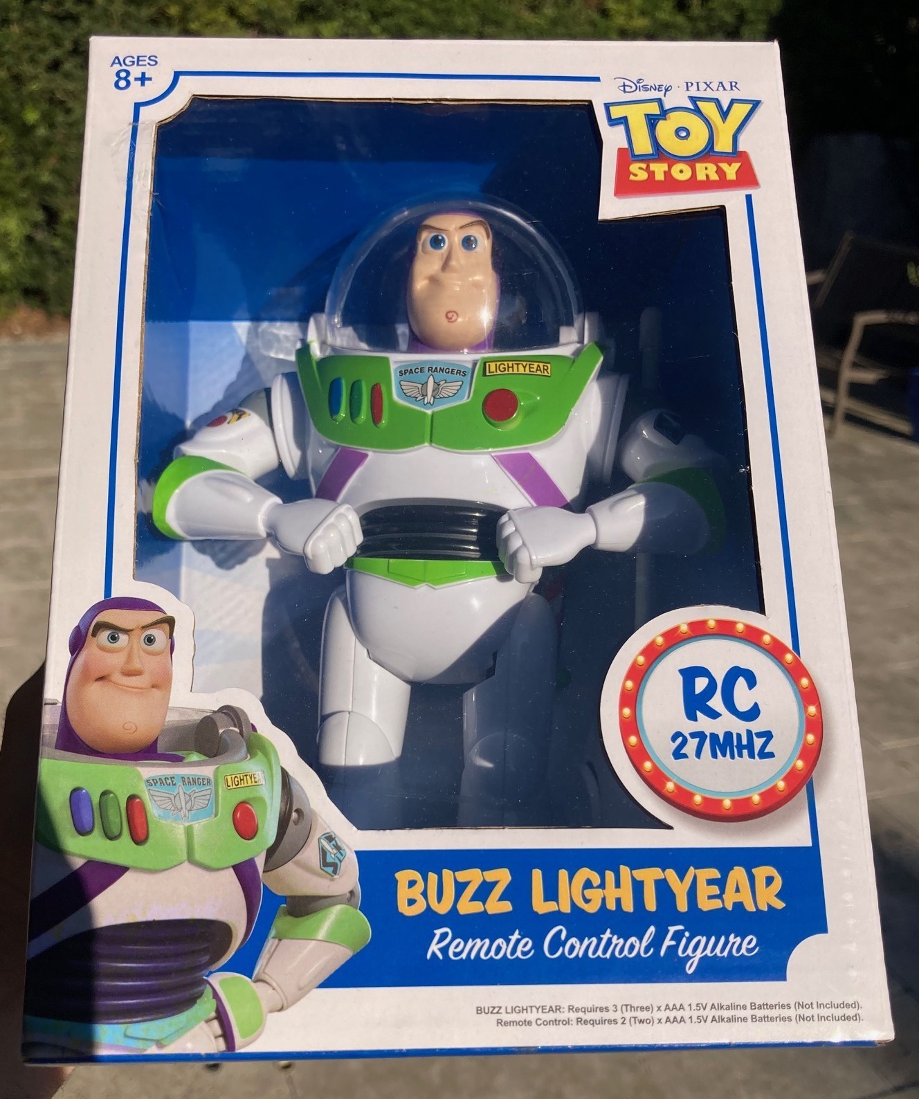 🌟 Disney Buzz Lightyear Remote Control Toy Story RC Action Figure New in Box 🌟