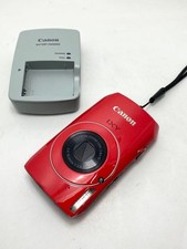 Canon IXY 30S Red Compact Digital Camera Tested Working Seller Japan