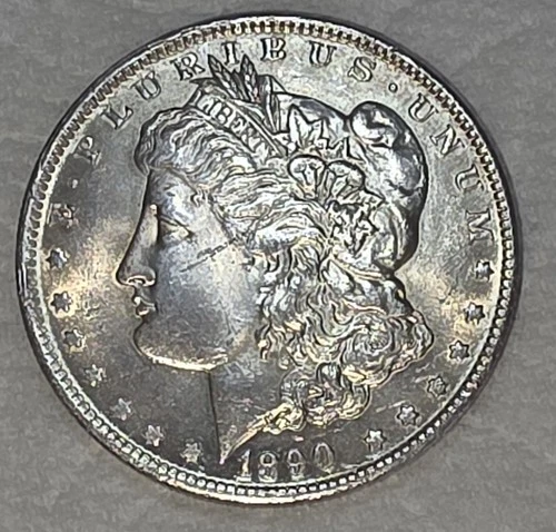 1890 O MORGAN SILVER DOLLAR  90% US SILVER AU