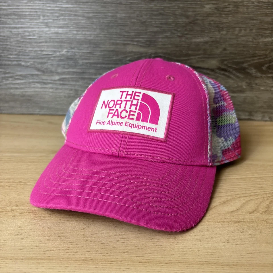 Gorra The North Face Snap Back Juvenil Talla Única Rosa Multi Camionero Malla Parche Foto 4 de 4