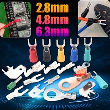 Insulated Connectors Crimp Electrical Wires Terminals Male Female Reed/Sleeves