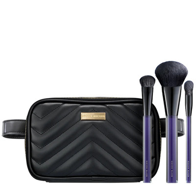 Kevin Aucoin Belt Bag 3 Concealer brush & Powder Highlighter &Bronzer Brush set