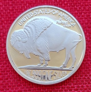 1 Unze oz Silber American Buffalo / Indian Head .999 Feinsilber gekapselt