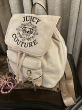 NWT Juicy Couture Powder Pink Backpack With Heart Charm