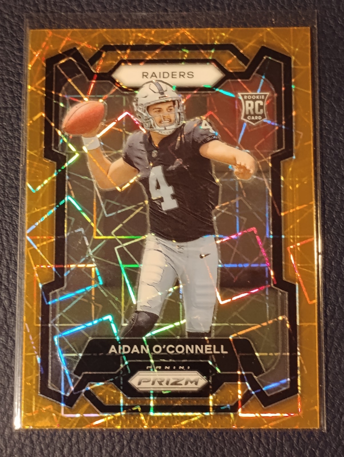 2023 Panini Prizm - Rookies Orange Ice Prizm #360 Aidan O'Connell (RC)