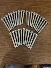 Qty 31 - 5/8" x 6" Heavy Duty Concrete Anchor Screws Bolts Lag
