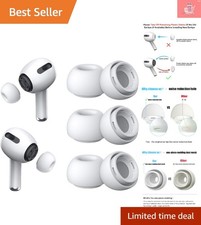 Medium Silicone Ear Tips Set for AirPods Pro with Storage Box  Noise Reduction