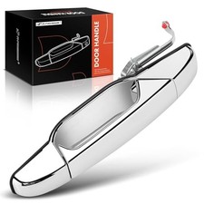 - Driver Side Exterior Door Handle - Compatible with Chevy, Rear Left Chrome