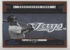 2005 Playoff Prestige Prestigious Pros Orange 322/500 Vernon Wells #PP-26 0dg