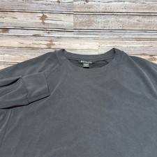 Athleta Womens Charcoal Gray Tencel Modal High Low Sweatshirt Small Petite