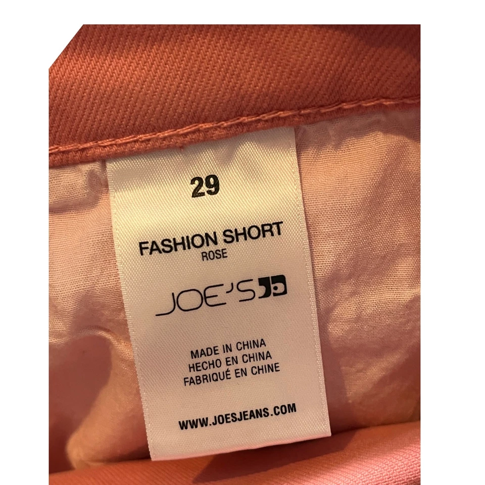 Joe's Jeans shorts Vintage Easy fashion denim pink size 32 - Image 4 of 4