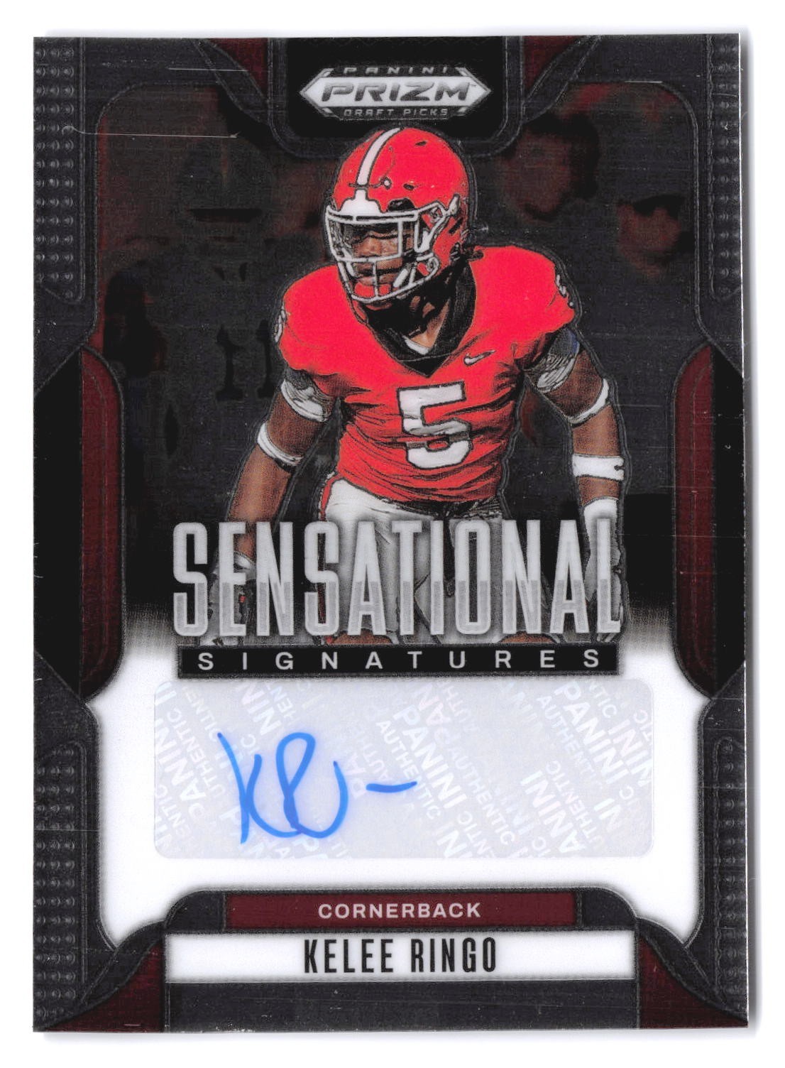 2025 Panini Prizm Draft Picks - Kelee Ringo Sensational Signatures RC Auto