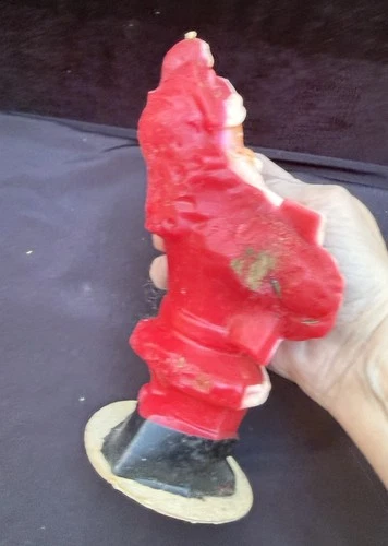 Vintage 1950’s Gurley Christmas Holiday Santa Candle Large 8" -S1 image 5