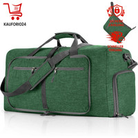 Reisetasche 65L Mit Schuhfach GroßE Falttasche FüR Camping Reisen Fitness