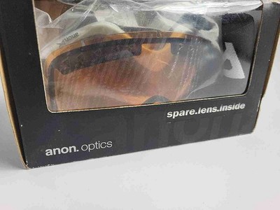 Anon Helix Ski Snowboard Goggles White Frame Adjustable Strap Unisex