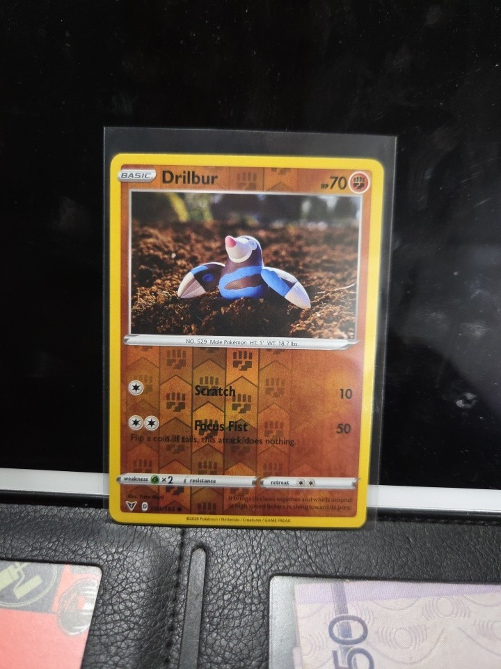 Pokemon - Drilbur - Vivid Voltage - 91/185 - Reverse Holo - Pack Fresh