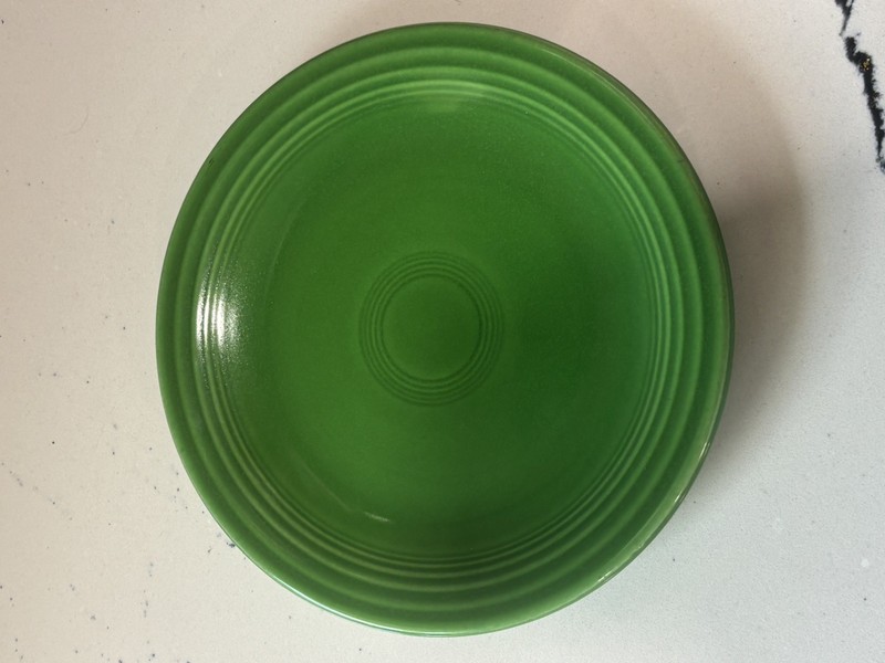 Rare Vintage Fiesta Dessert Plate ~6 1/4” Medium Green Homer Laughlin Company