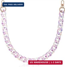 Acrylic Purse Chain Bag Chain Strap Detachable Purse Extender Chains for Handbag