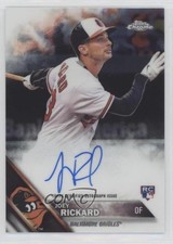 2016 Topps Chrome Rookie Auto Joey Rickard #RA-JR Auto 2du