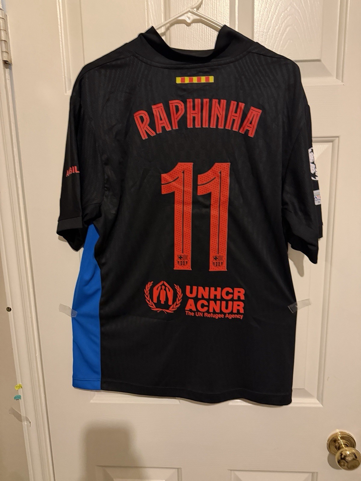 Barca Black Raphinha Jersey Large