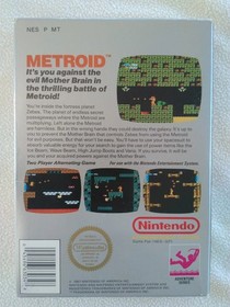Metroid Nintendo NES NTSC USA CIB Complete in Box Box Manual Retro Game
