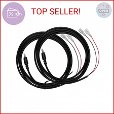 2 Pcs 4.0x1.7mm DC Plug Durable Chew-Resistant Power Cable for Trail Camera,Comp
