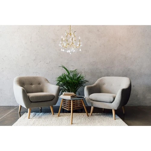 Elegant Lighting 2800D20G/RC Maria Theresa Mini Chandelier Gold - Picture 9 of 9