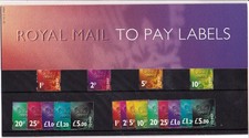 GB 1994 Postage Due Presentation Pack + Set of 9 stamps MNH