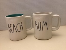 Rae Dunn Beach And Bum Mugs Artisan Collectio...