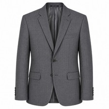 Ralph Lauren Mens Grey 100 Wool Slim Fit Two Button Blazer Sport Coat Canada