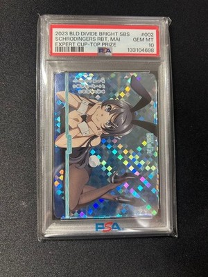 PSA 10  Mai Sakurajima Build Divide Bright Bunny Girl Jp Expert Cup 2023