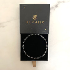 HEMATIX Official Hematite Bracelet for Men Natural 100 Pure Brazilian Stone
