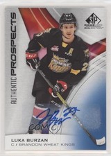2019-20 Upper Deck SP Game Used CHL Edition Blue Auto Luka Burzan #61 Auto n1u