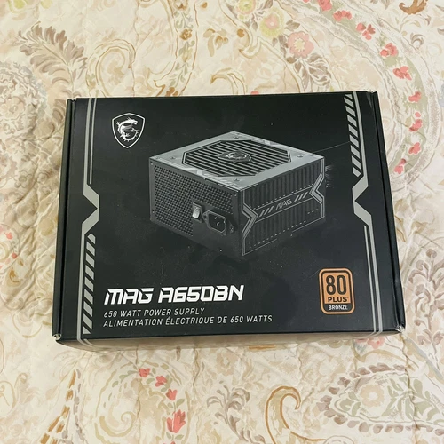 NEW MSi MAG A650BN NA 80 Plus Bronze 650W Fully Modular Power Supply