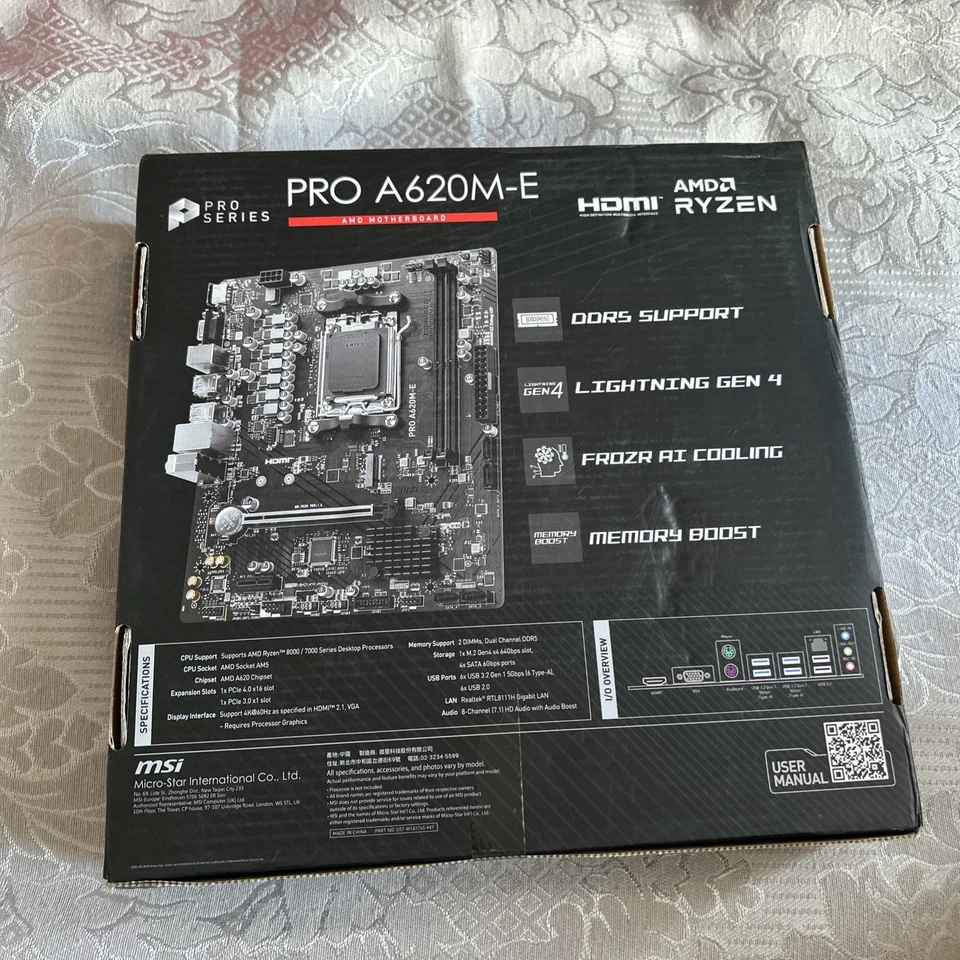 PRO A620M-E Socket AM5 Motherboard - Image 2 of 4