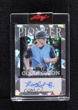 2022 Leaf Metal Pioneer Collection Silver Crystals 1/2 Rachel Balkovec Auto 0rm6
