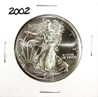 2002 American Silver Eagle BU 1 oz #JC