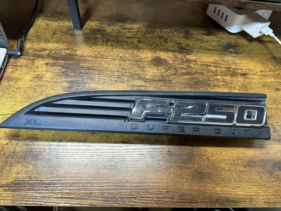 11 12 13 14 15 16 Ford F250 F-250 Super Duty XL Left Driver Fender Badge Emblem - Изображение 2 из 3