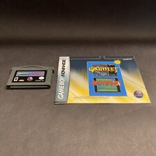 Gameboy Advance GBA Gauntlet Rampart Cartridge & Manual TESTED/WORKING