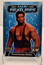 2022 Upper Deck AEW Main Features #MF-21 Powerhouse Hobbs wrestling card