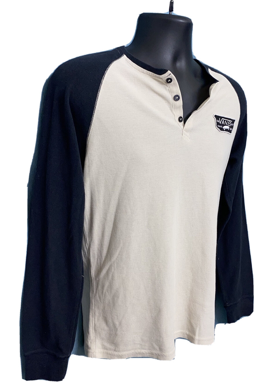 VANS Off the Wall "Full Patch" Long Sleeve Tee Bl… - image 4