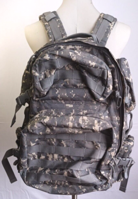 Extra Large Digital Camo Tactical Backpack Padded Toggles Zippered