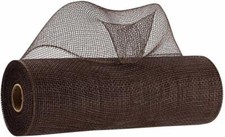 Fall Wreath Brown Deco Mesh - 10" x 10 Yards, Brown, Thanksgiving, Christmas